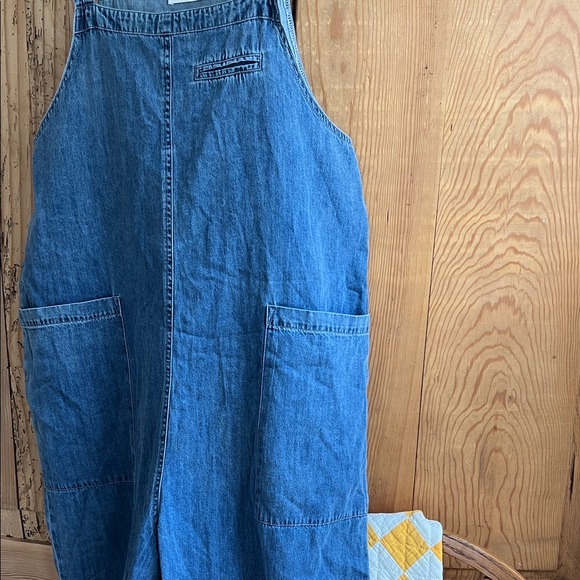 Neuflora | Denim Wide Leg Jumpsuit - Picture 5 of 5